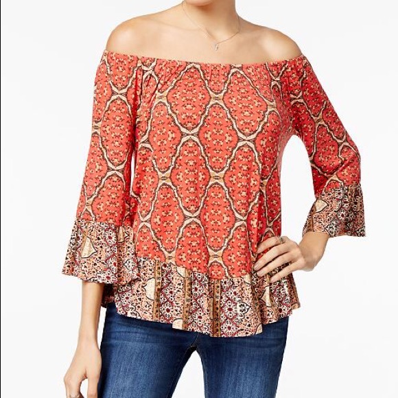 Style & Co. On/Off Shoulder Top- New! - Picture 8 of 8